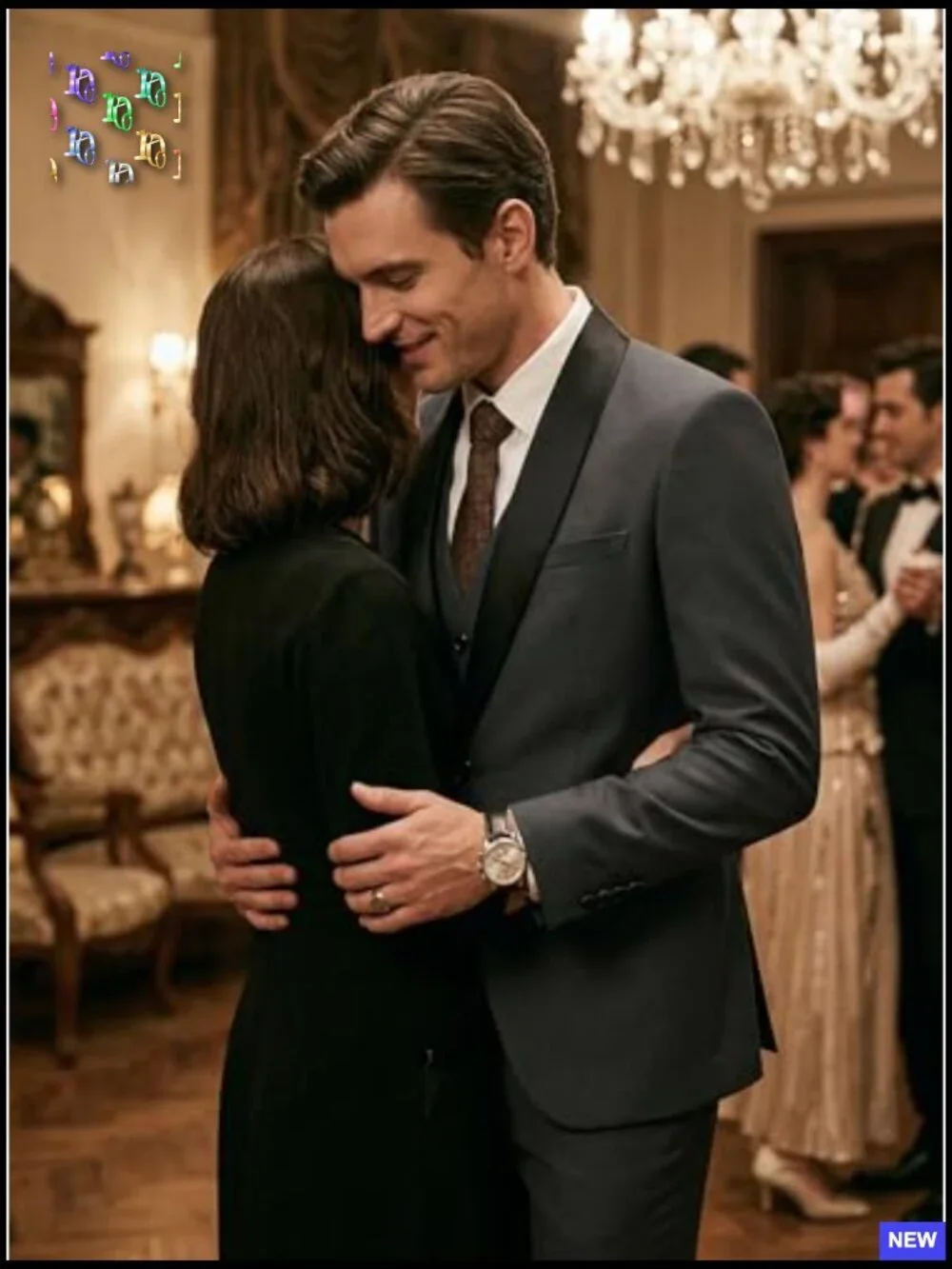 Slim Fit Tuxedo Suit Three Piece Shawl Lapel Formal Wedding Modern